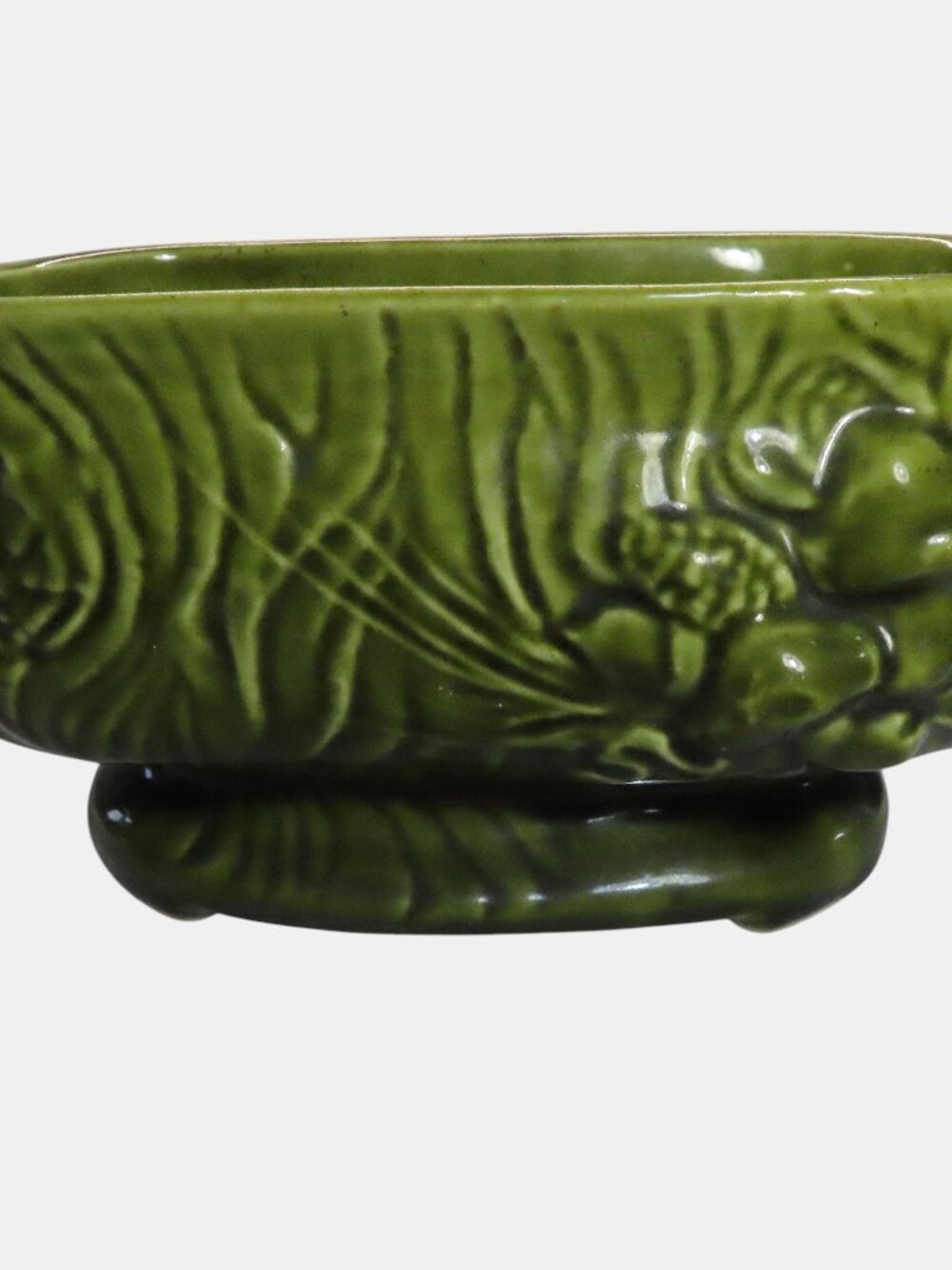 Brush McCoy 3D Vintage Forest Green Mushroom Planter